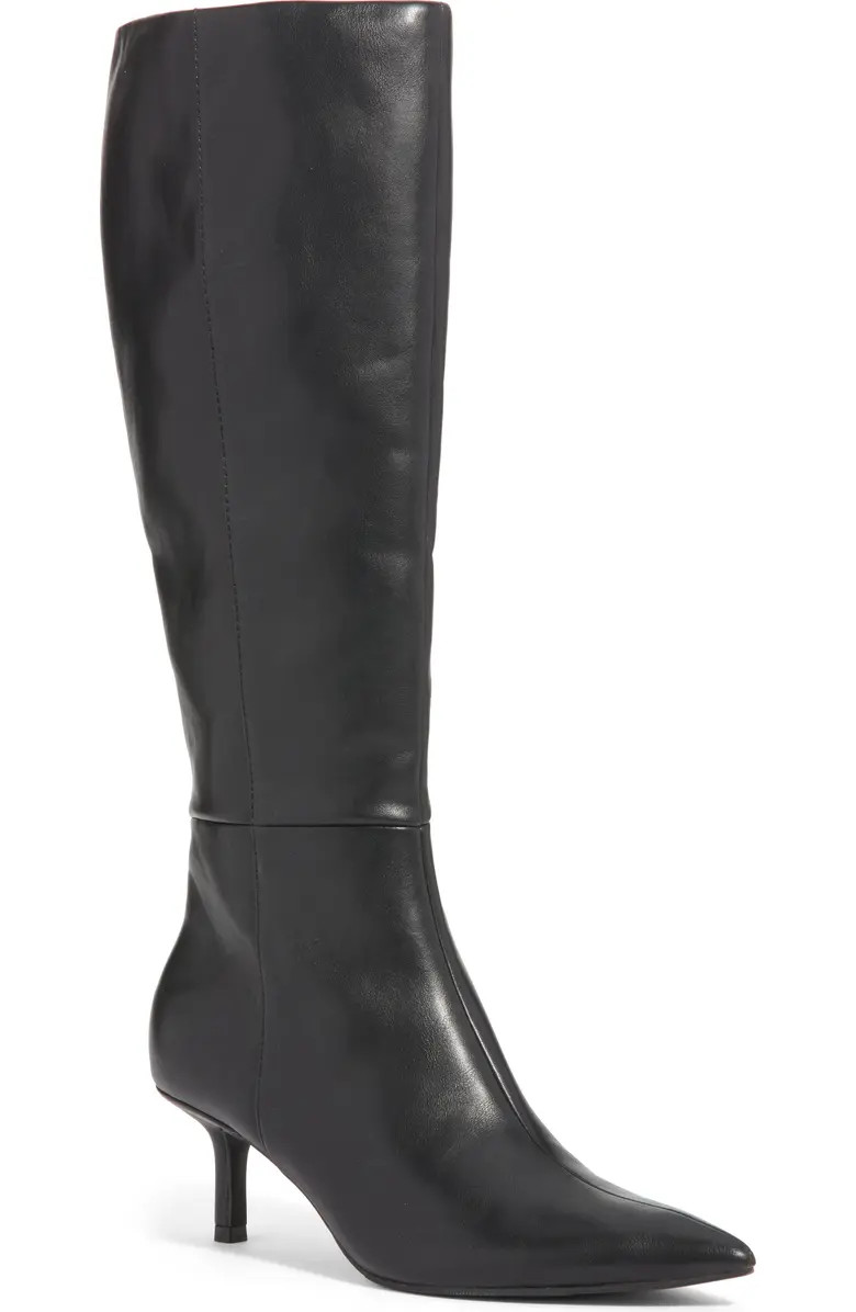 Elara Pointed Toe Knee High Boot (Women) | Nordstrom