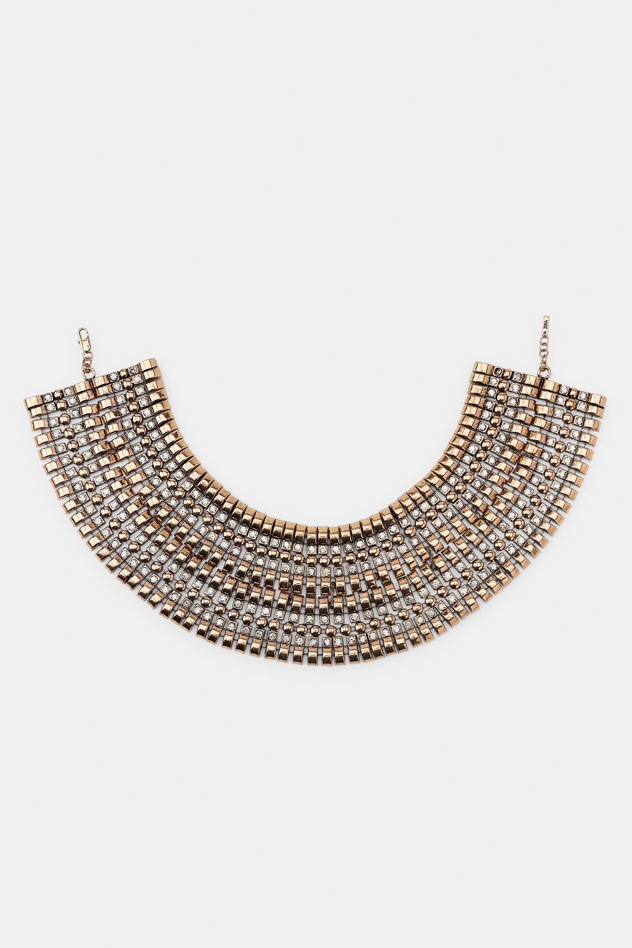 MAXI METAL PIECES CHOKER NECKLACE | Zara US