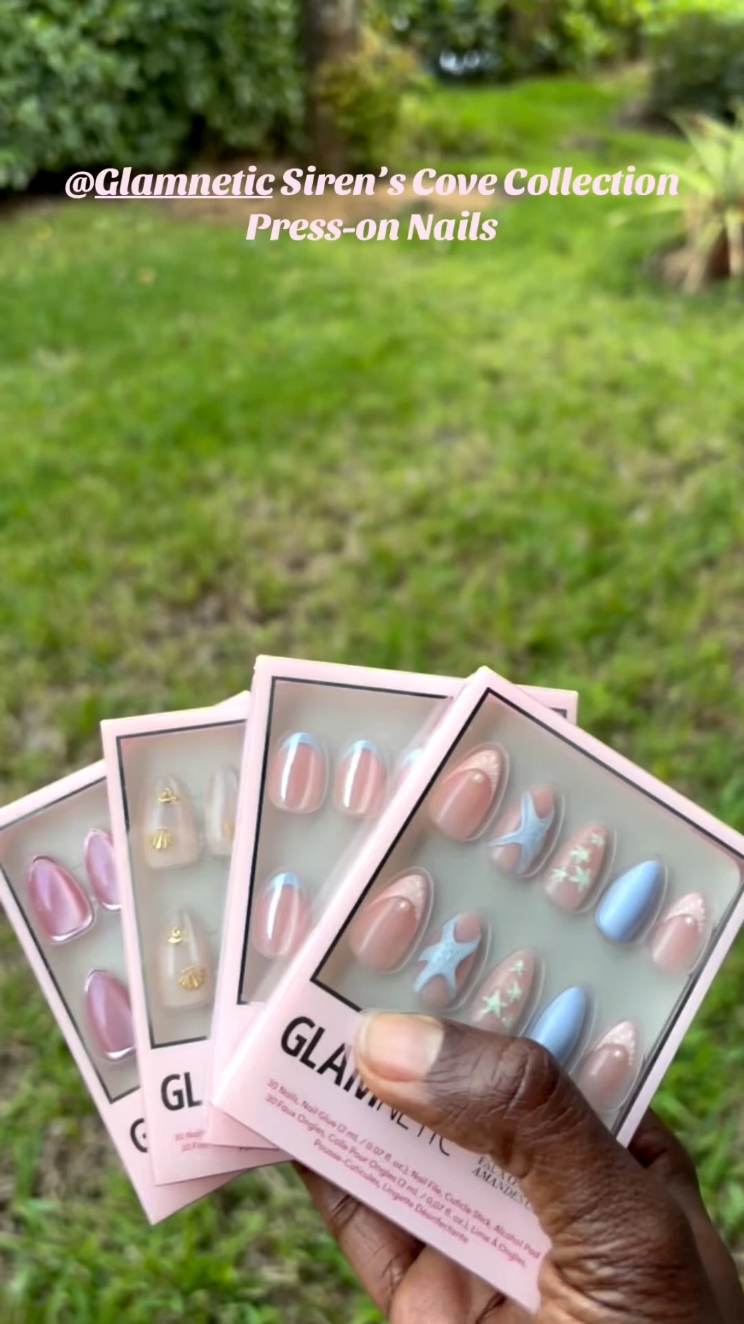 Vacation-ready nails loading… 💅🏾✈️  

I’m obsessed with the Sirens Co collection from Glamnetic — these sets are giving effortless glam for every spring & summer trip on my calendar. Think chic, eye-catching, and ready in minutes.  

If you’re trying to be polished and vacation-ready without the salon visit… these are IT. 💖  

#GlamneticNails #PressOnNails #VacationReady 

#LTKBeauty #LTKOver40 #LTKTravel