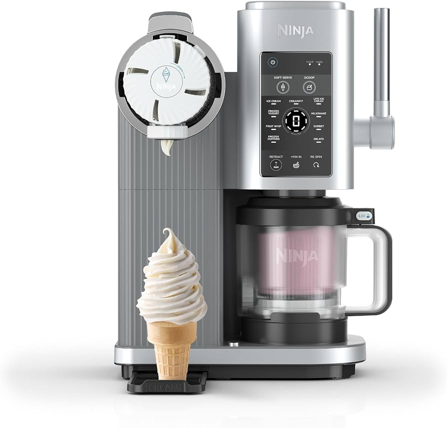 Ninja CREAMi Scoop and Swirl Soft Serve and Ice Cream Maker with 2x Tubs, 13 Functions, Makes Ice... | Amazon (UK)