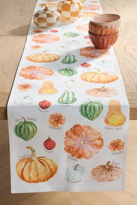 Types of Pumpkins Table Runner | Anthropologie (US)