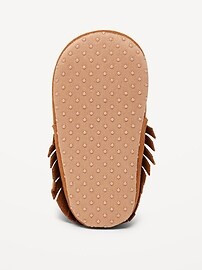 Unisex Faux-Suede Moccasin Booties for Baby | Old Navy (US)