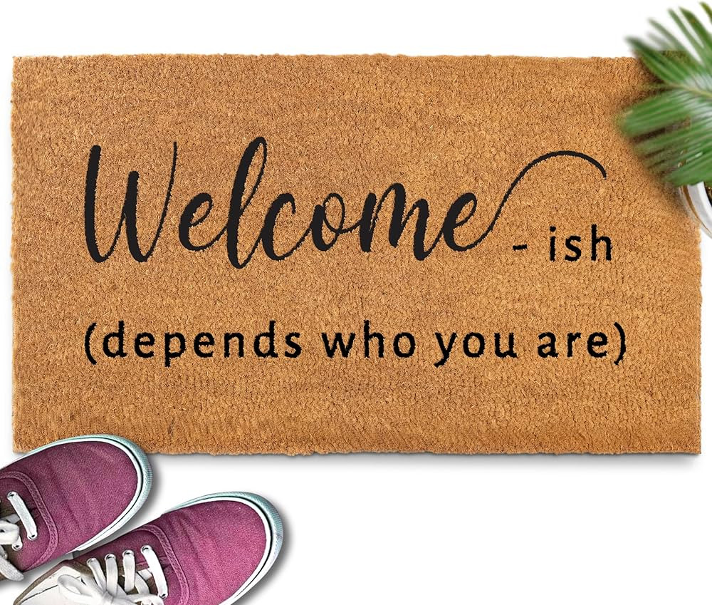 MAINEVENT Welcome-ish Front Door Mat 30x17 Inch, Welcome ish Door Mat, Welcome-ish Door Mat Outdo... | Amazon (US)