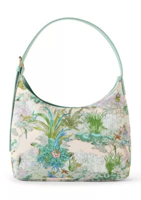 Wild Flower Toile Shoulder Hobo Bag | Belk