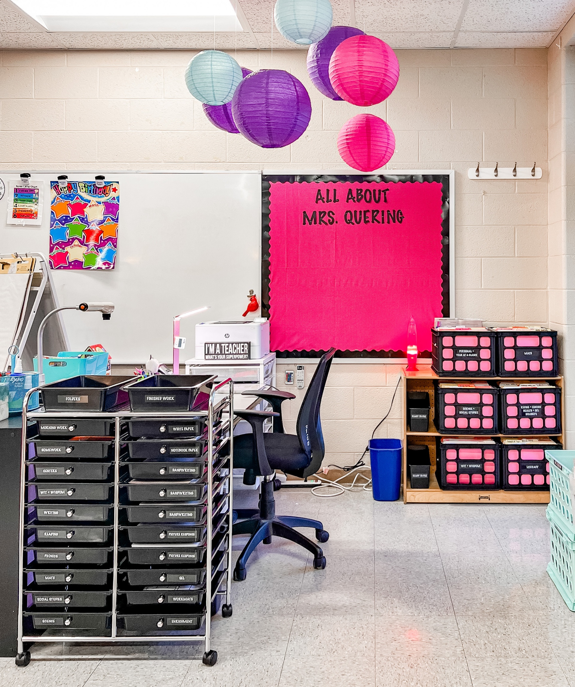 The secret to great classroom management? Sustainable and easily taught systems! 📚✂️✏️This can be anything from a drawer cart that allows the teacher to plan, copy, and store copies for an entire quarter …to a literacy center rotation system kids can manage on their own! When your classroom is organized, lessons run more smoothly, teachers simply have more patience and more time to teach, and the structure provides a great sense of comfort and predictability for students. 👩🏻‍🏫

Shop our picks for this kindergarten teacher’s desk area 💕

#LTKkids #LTKBacktoSchool #LTKSeasonal