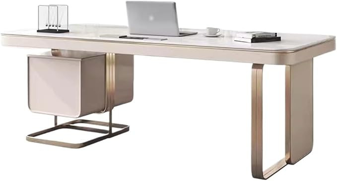 Desk for Bedroom Light Luxury Slate Desk Home Small Apartment Simple Modern Writing Desk Computer... | Amazon (US)