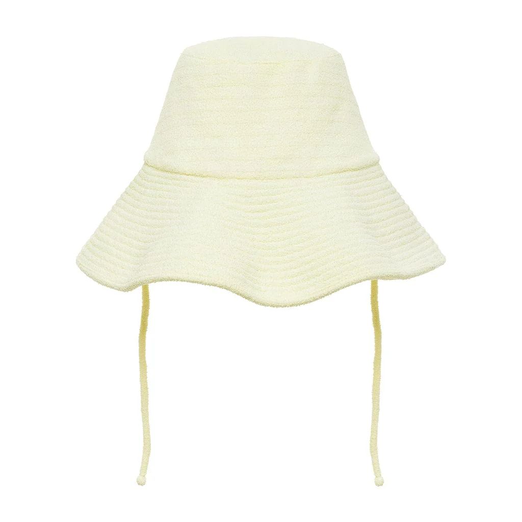 Buttercream Rib Floppy Bucket Hat | Montce