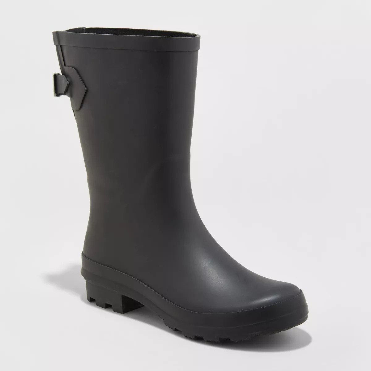 Women's Vicki Mid Calf Rain Boots - A New Day™ Black 8 | Target