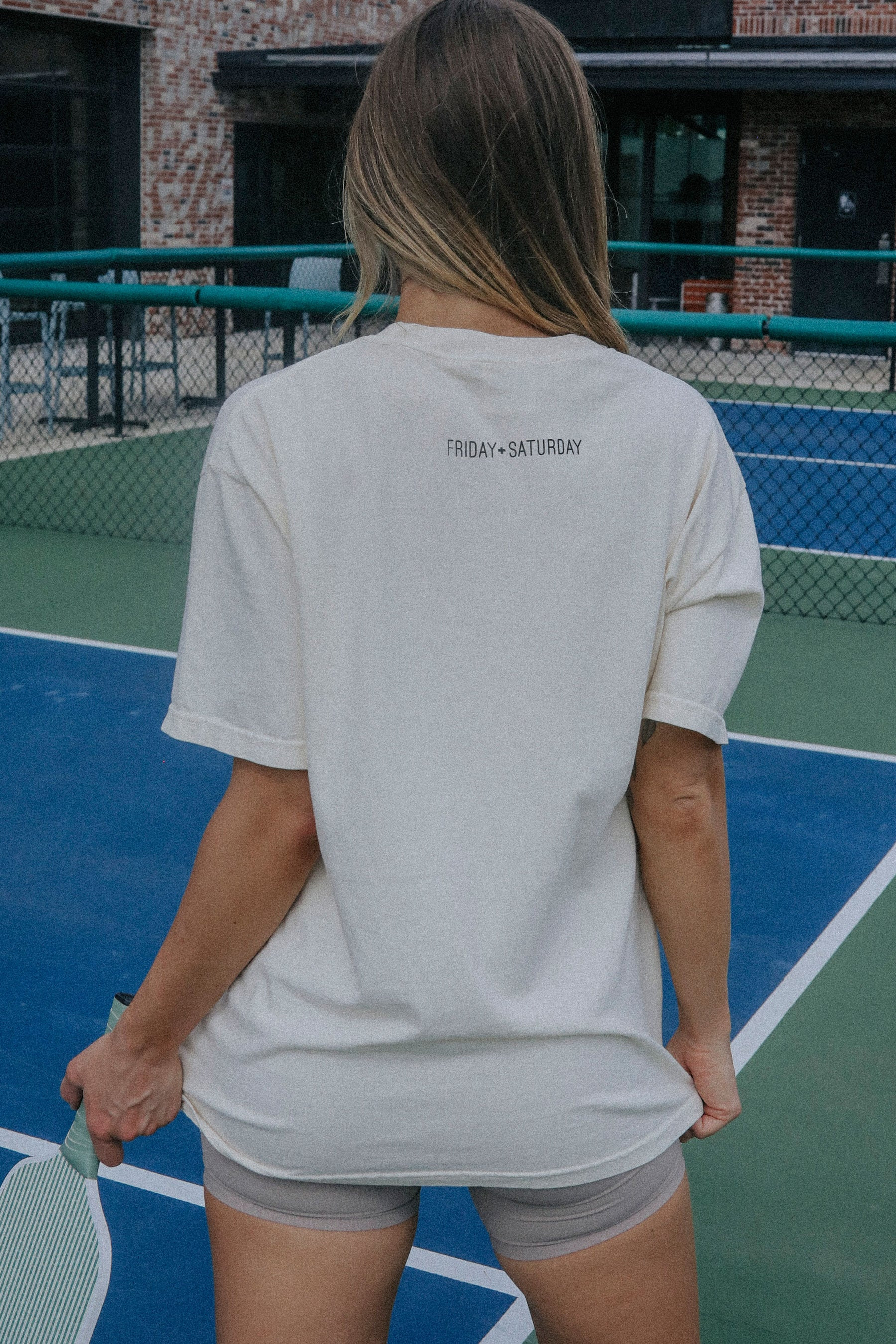 friday + saturday: pickleball local league t shirt | RIFFRAFF