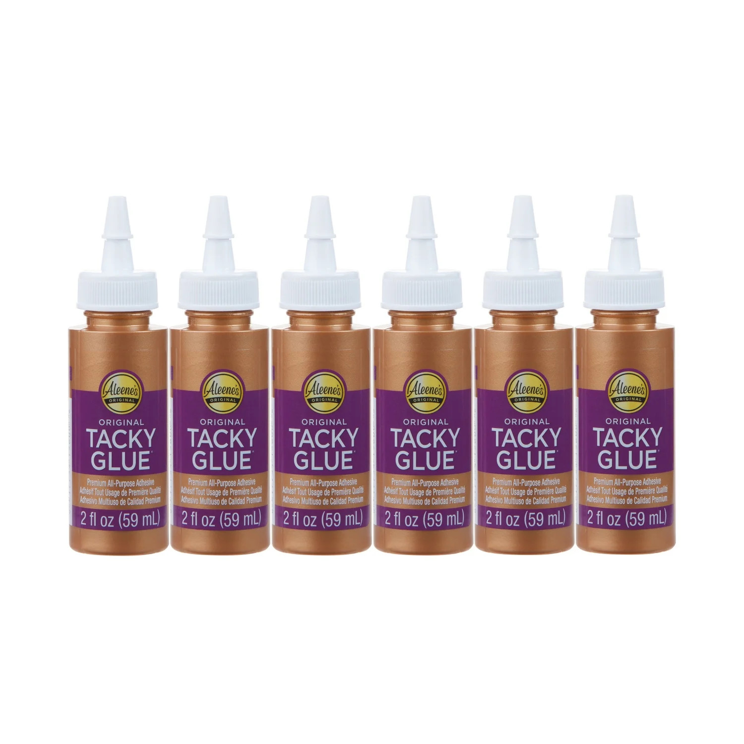 Aleene's® Original Tacky Glue 2 fl oz 6 Pack, Premium All-Purpose Adhesive | Walmart (US)