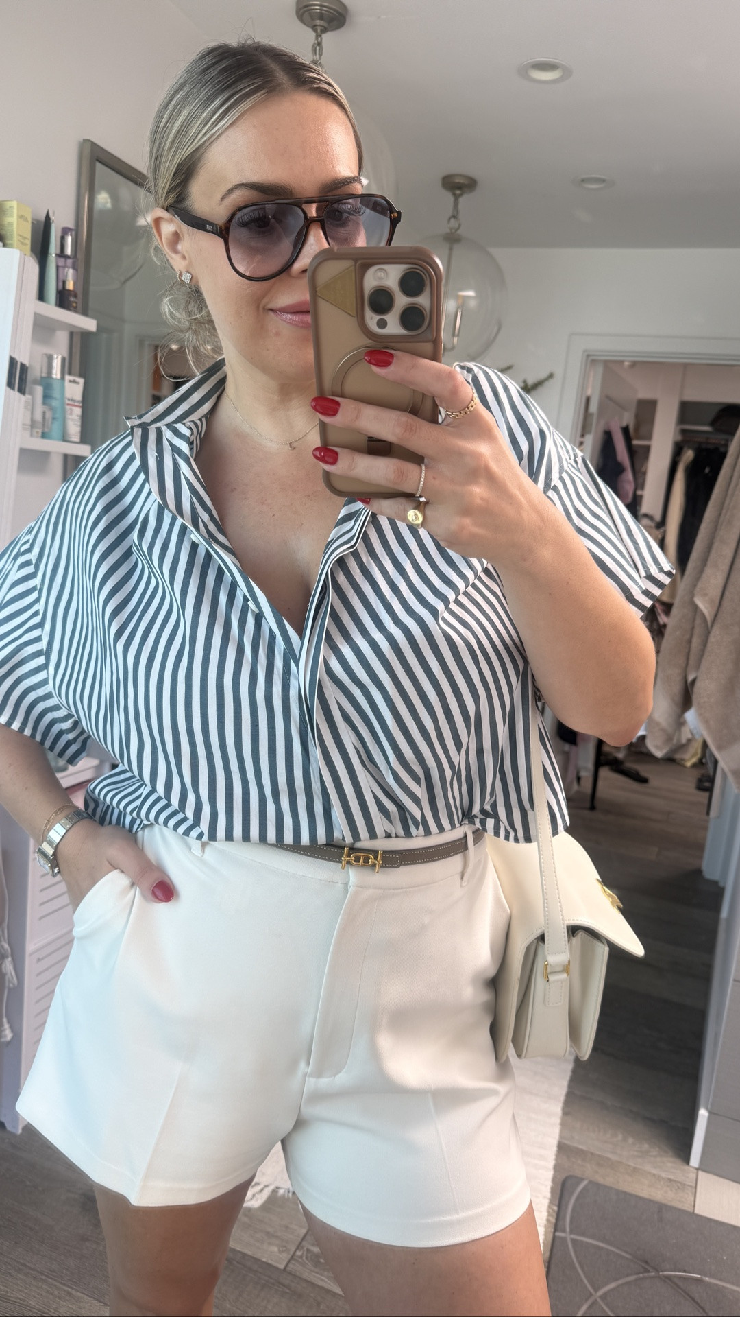 These trousers shorts are amazing to wear so many different ways, I have them dressed down, but they can easily be dressed up with a heel and an elevated top and heels ￼

Sizes I’m Wearing:

Top-L
Shorts-14 curvy

#LTKMidsize #LTKootd #LTKgrwm