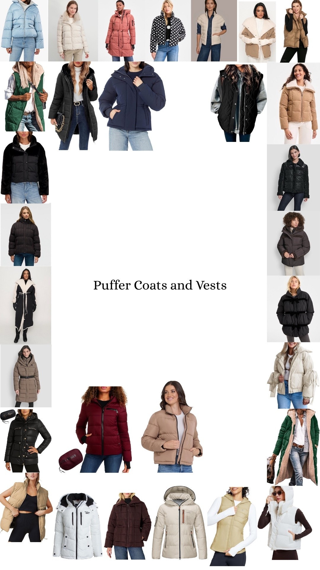 Keep warm with these puffer coats and puffer vests.

#LTKHoliday #LTKSeasonal #LTKGiftGuide