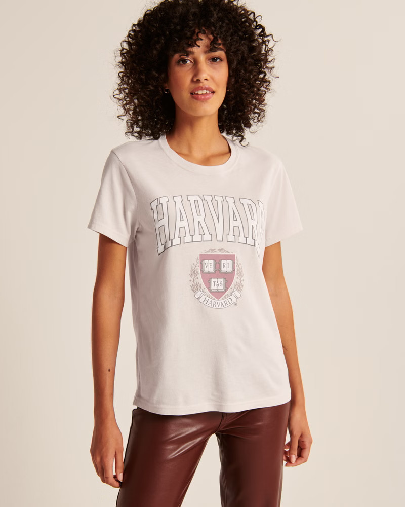 Relaxed Harvard Graphic Tee | Abercrombie & Fitch (US)