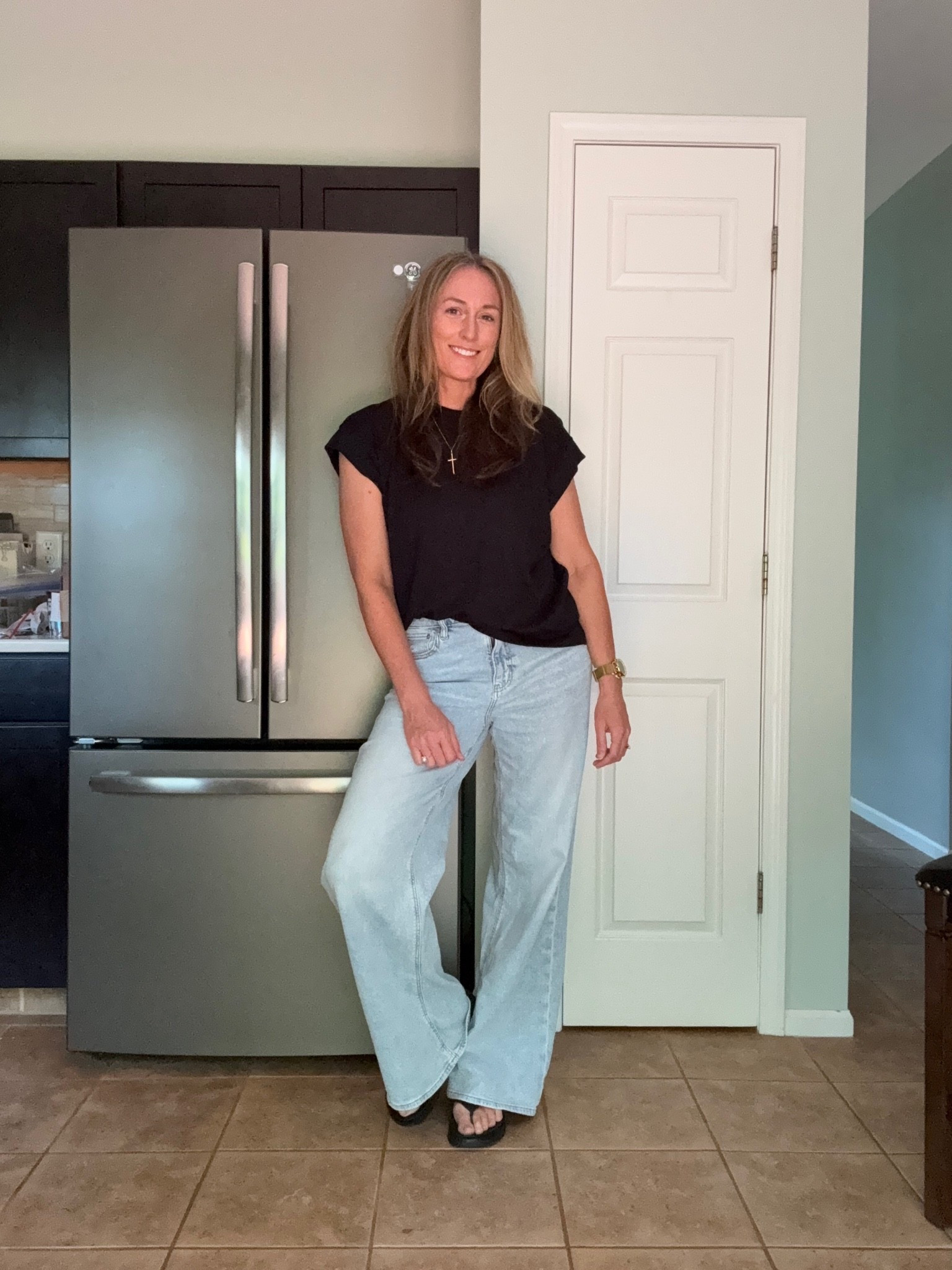 5/30/26 ✨ Jeans are a 6 long.

Everyday outfits. Easy outfits. Easy outfit ideas. Neutral basics. Spring outfits. Spring outfit idea. Casual outfits. Basic mom outfit. Casual outfit idea. Casual outfit. Everyday outfit. Mom outfit. Street style. Casual mom outfit. Amazon fashion. Sports mom outfits. Sports mom outfit idea.

#LTKootd #LTKmomlife #LTKOver40