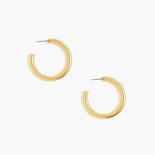 Thick hoop earrings | J.Crew Factory
