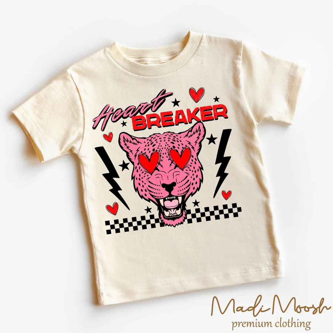 Heart Breaker Valentine Kids Shirt  Retro Valentine's Day - Etsy | Etsy (US)