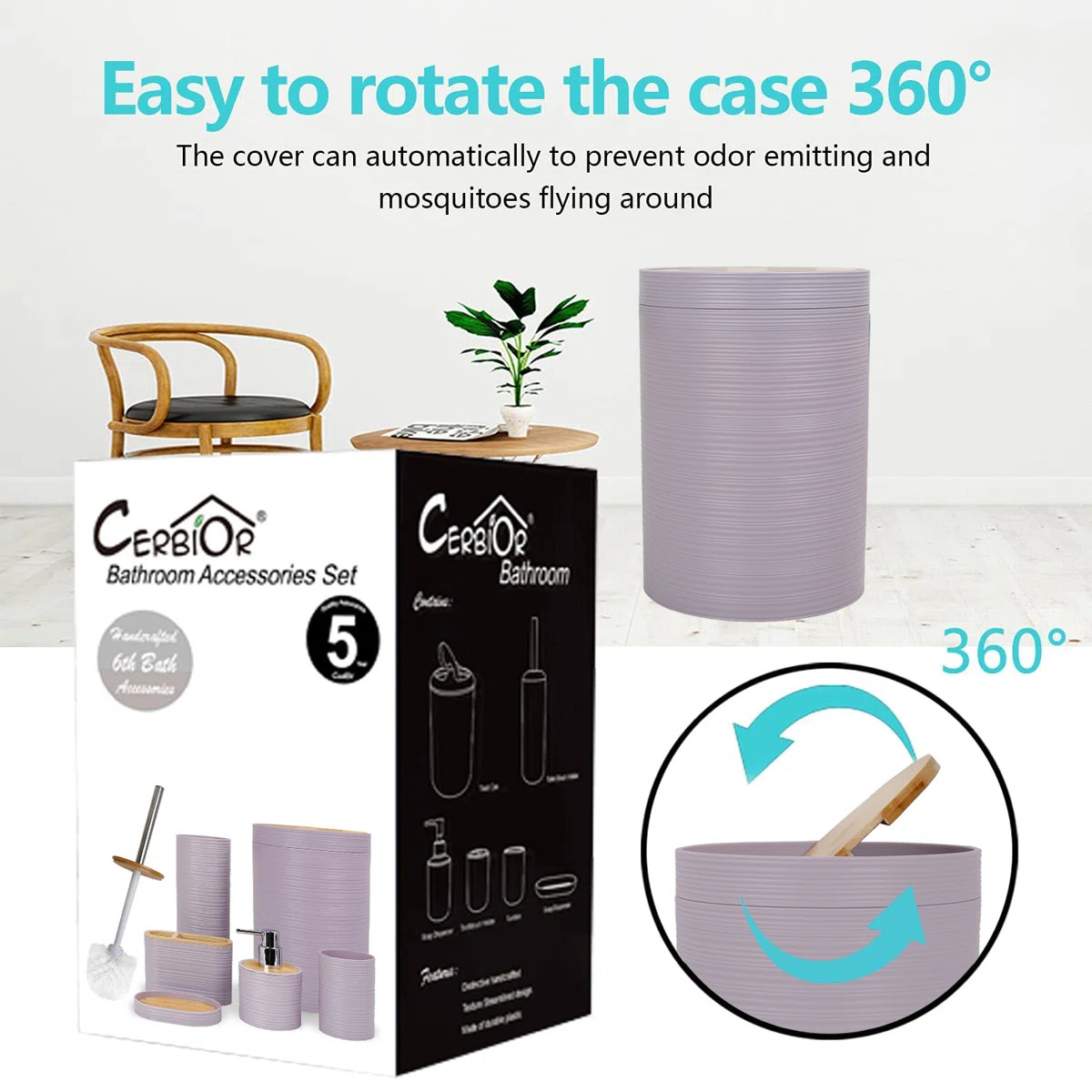 Aileana Bathroom Accessory Set | Wayfair North America