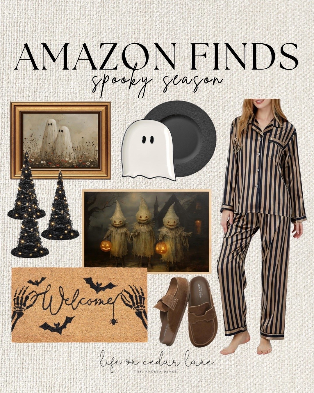 Spooky season is here! Check out these Amazon finds to set the mood. #amazonfinds #halloweendecor