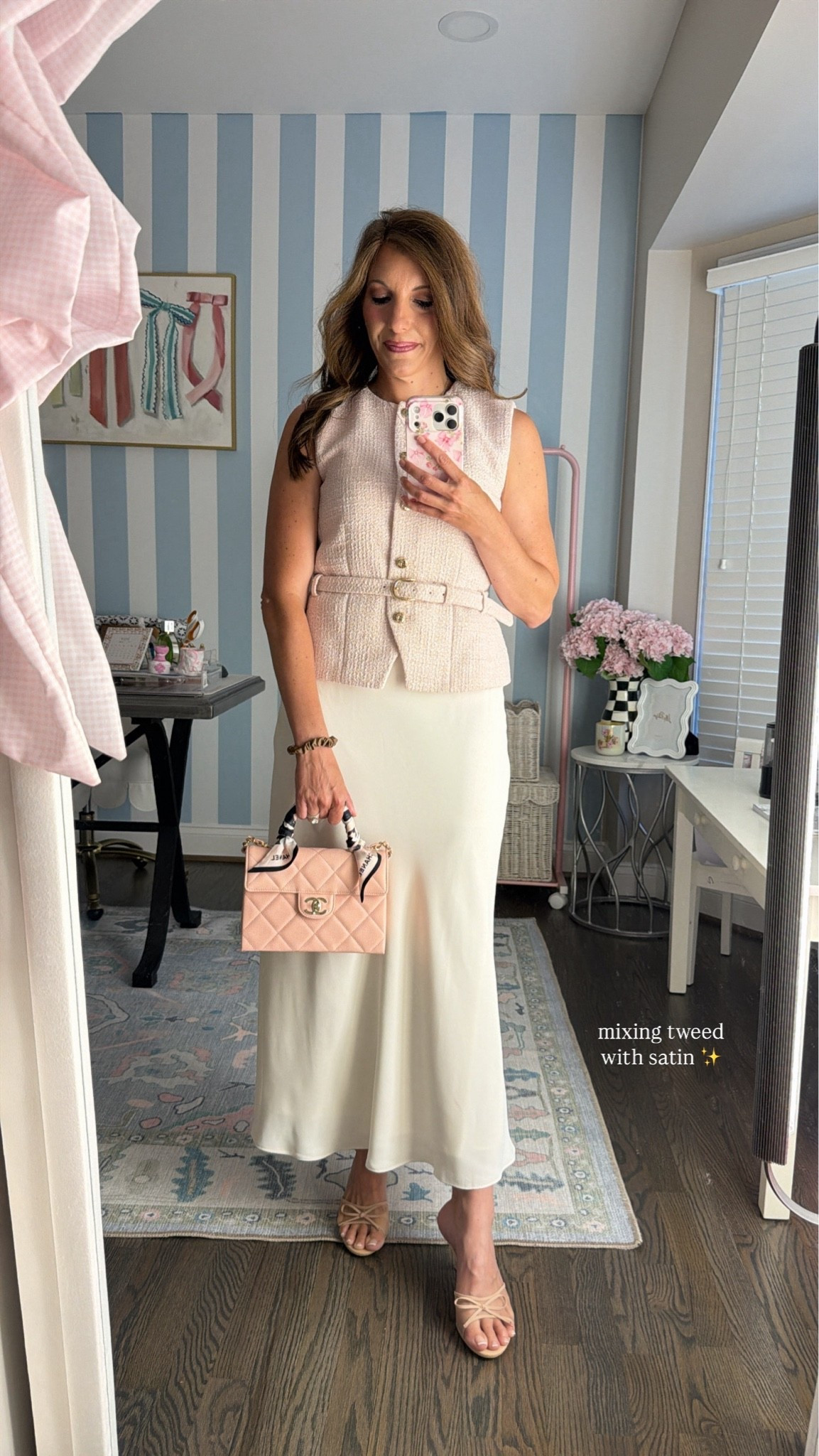 Mixing tweed and satin for dinner

#LTKmomlife #LTKSaleAlert