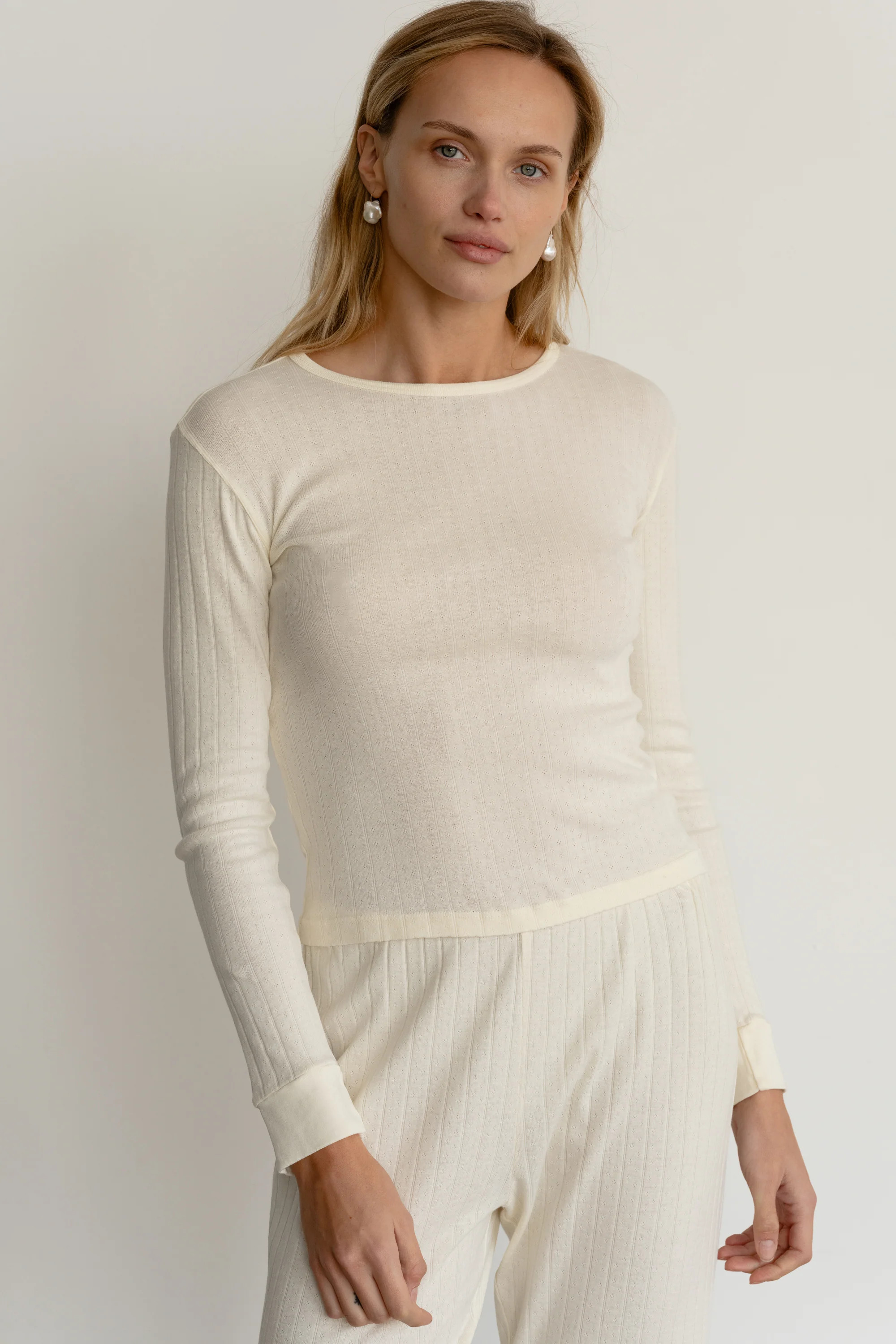 The Pointelle Long Sleeve | DONNI.
