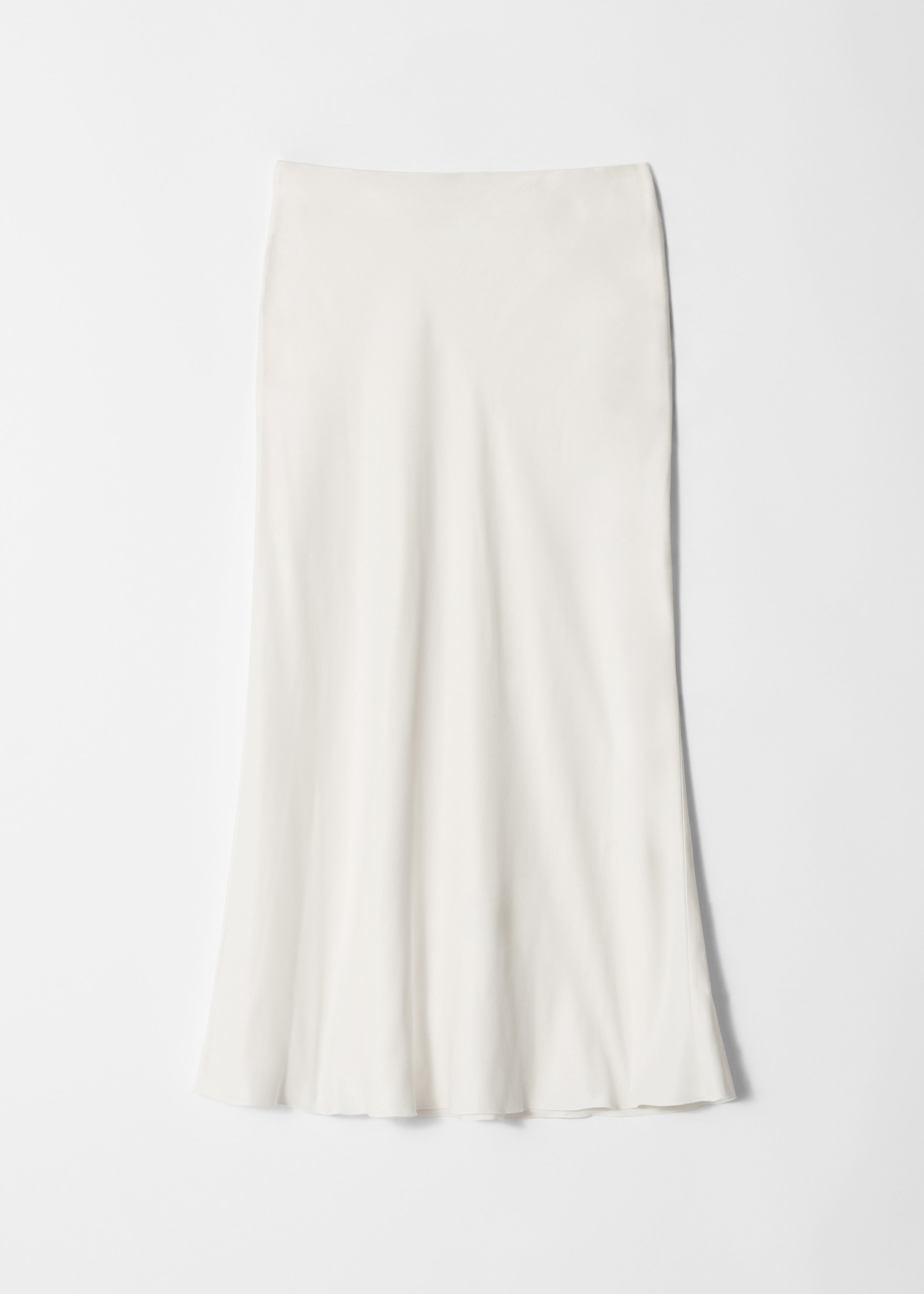 Midirock aus Satin - Weiß - & Other Stories AT | & Other Stories EU