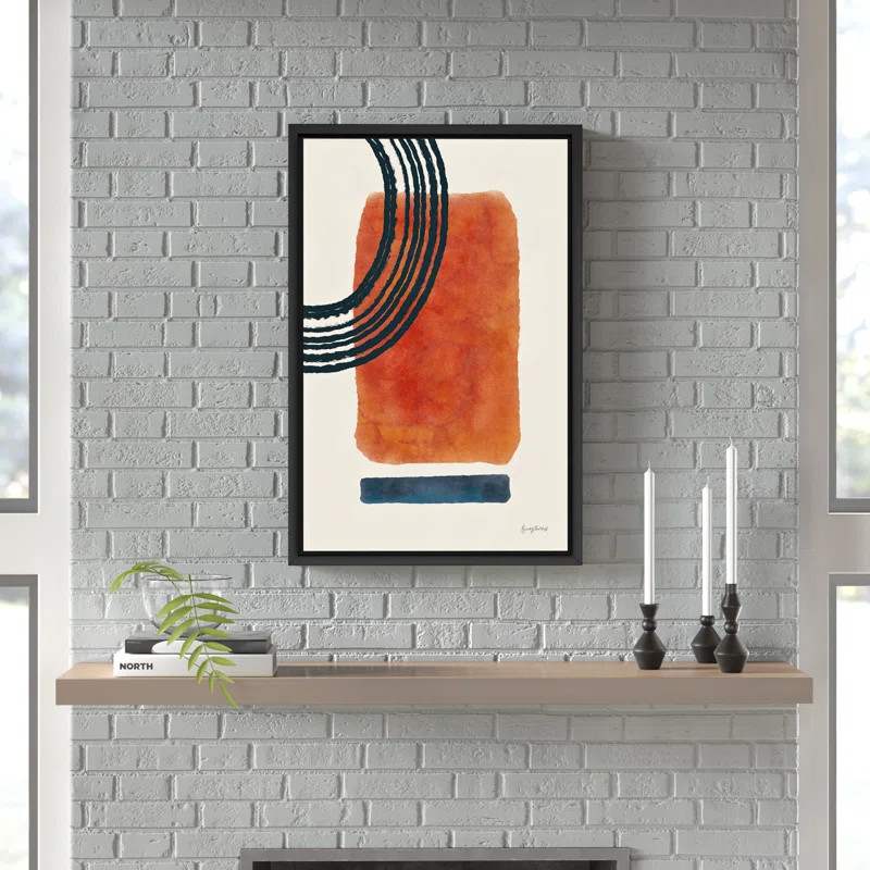 Geo Abstract III Framed On Canvas Bold Art | Wayfair North America