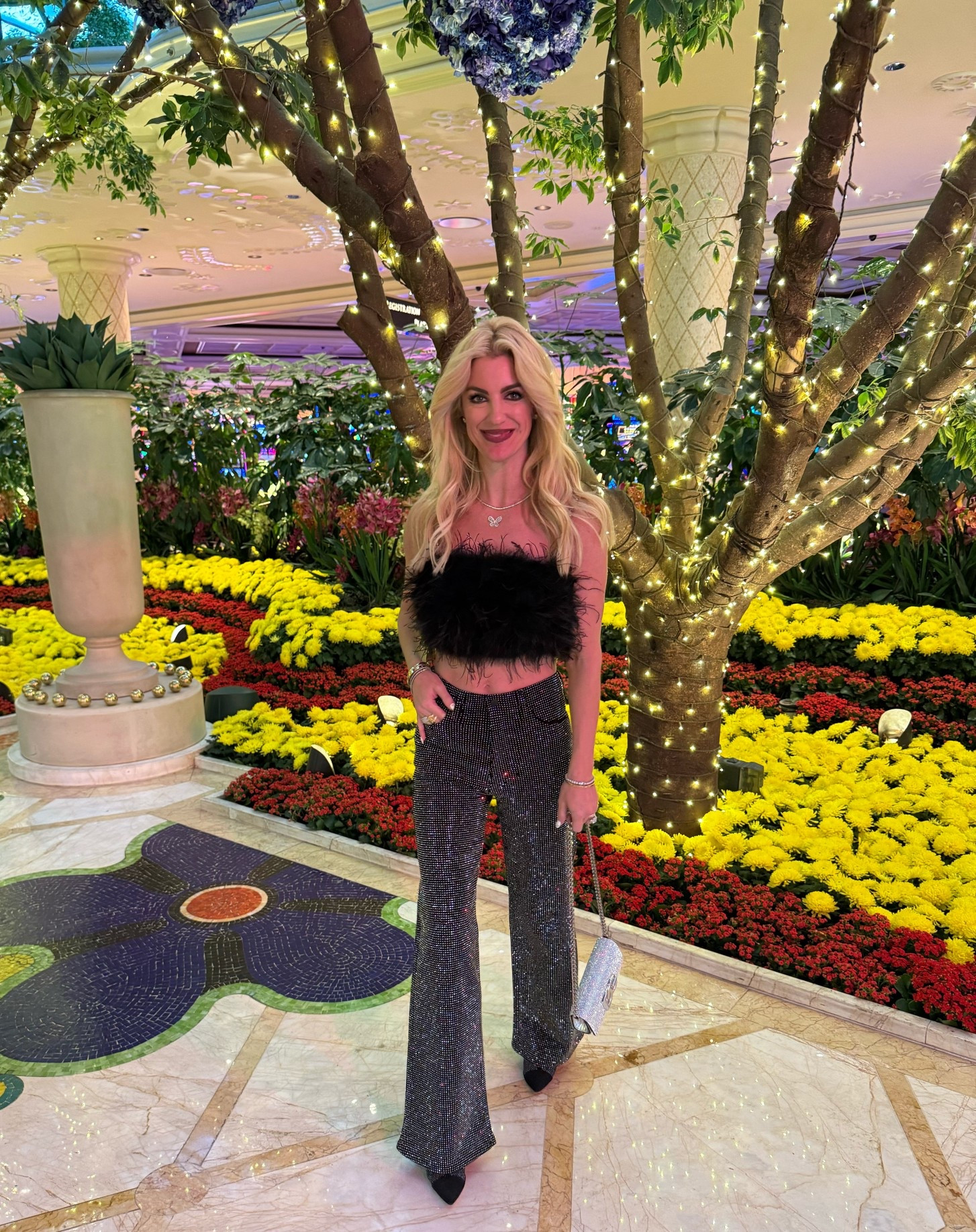 Vegas baby!  I currently have an obsession with embellished denim! Feather top. Rhinestones. Sparkles. Sparkle in Vegas! 💝💫✨🌙💕🪄❤️‍🔥🍯  I got these jeans in Lake Como but will link similar! 

#LTKSaleAlert #LTKstorytime #LTKTravel
