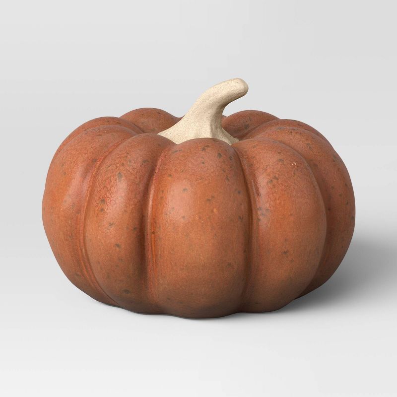 Large Ceramic Pumpkin Rust - Threshold™ | Target