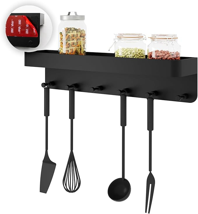 Simple@Home® Premium Küchenutensilienhalter I Hakenleiste Küche I Gewürzhalter I Gewürzregal... | Amazon (DE)