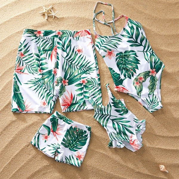 Summer Floral Breeze Family Matching Swimsuit at PatPat.com | PatPat