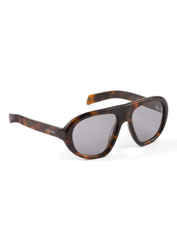 Prada Eyewear Pilotenbrille In Schildpattoptik | Braun | FARFETCH DE | Farfetch Global