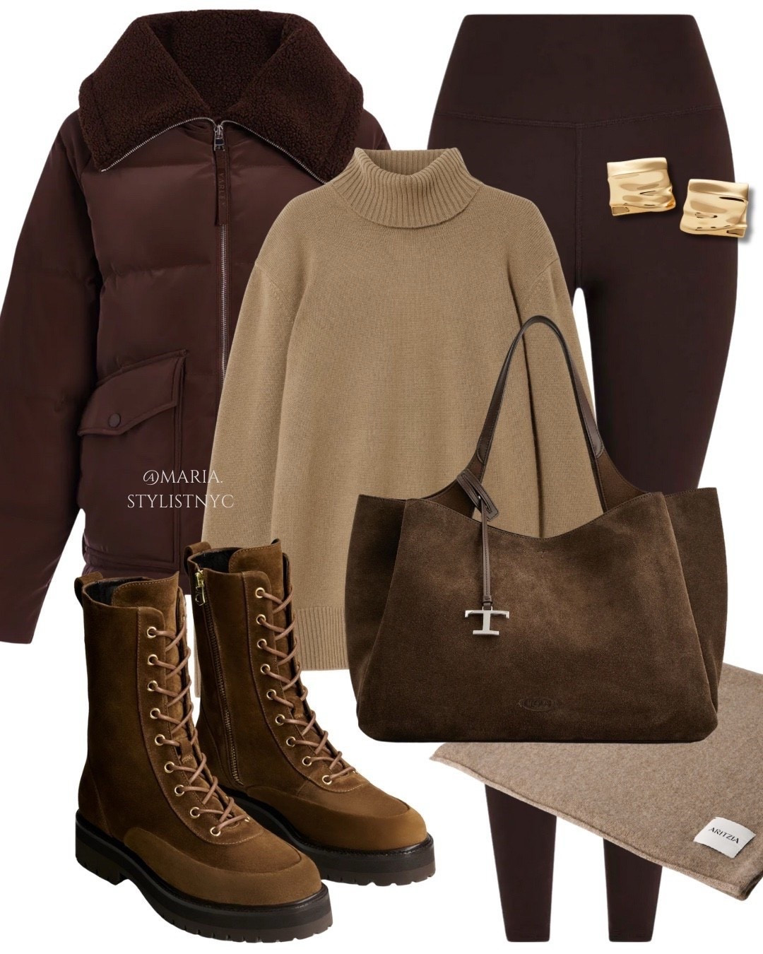 Brown puffer jacket, boots & leggings outfit 🤎✨

#LTKSaleAlert #LTKootd #LTKCyberWeek