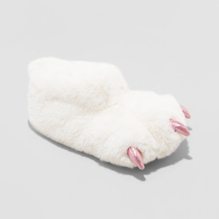 Kids' Riya Dinosaur Claw Slippers - Cat & Jack™ Cream | Target