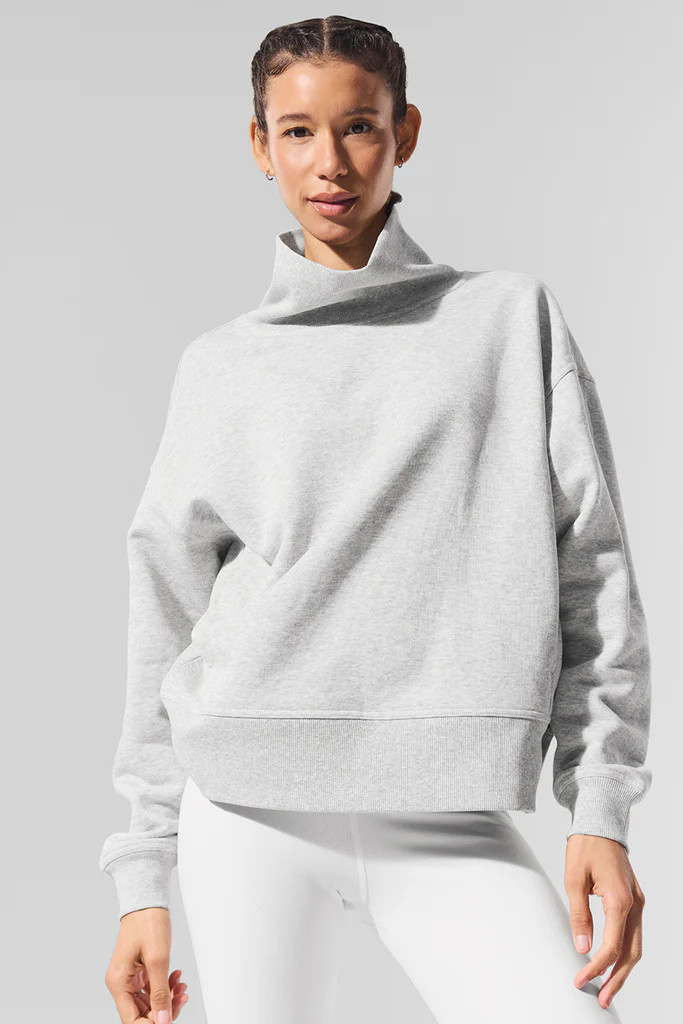 Hazy Mock Neck Pullover | Alo Yoga (US)