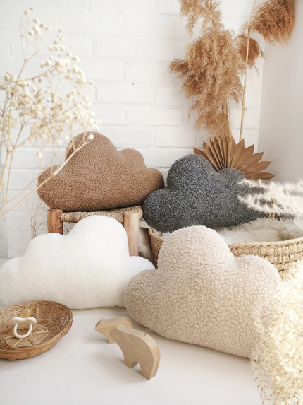 Click for more info about Teddy Boucle Cloud Cushion Nursery Decor Cloud Pillow Nursery Pillows - Etsy
