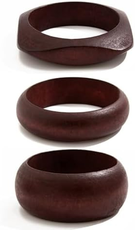 3 PCS Acrylic Resin Bracelet for Women Irregular Geometric Cuff Wide Wristband Bangles Trendy Chu... | Amazon (US)