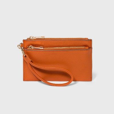 Double Zip Wristlet Pouch - A New Day™ | Target