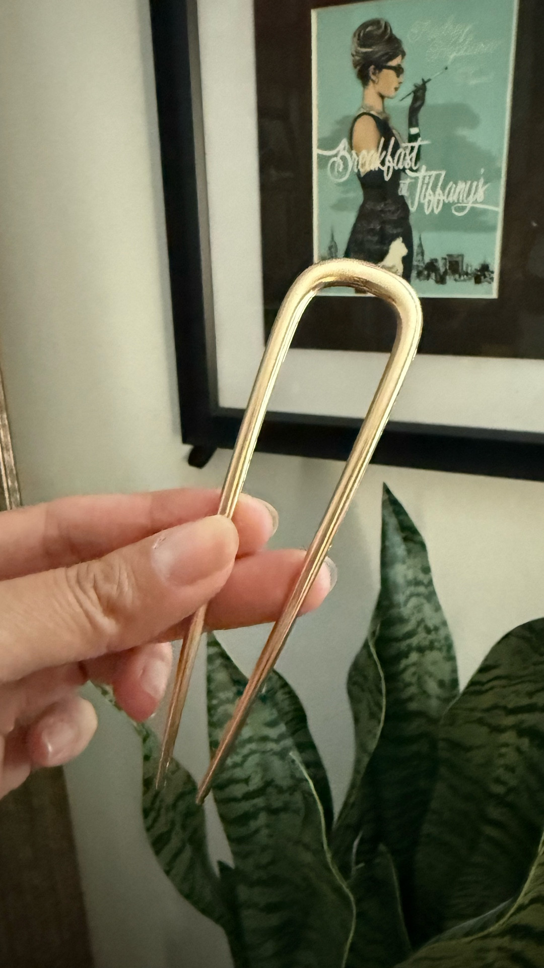 If you already paid the $22 for the French pen, I’m sorry for your wallet cause that’s more than it should cost. Here are some cheaper options For this hair barrette called a French pin