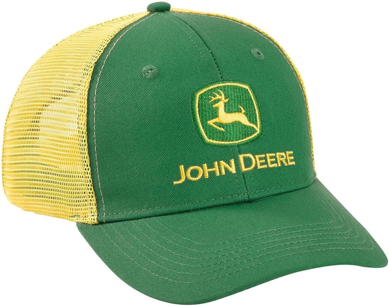 John Deere Men's Green/Yellow Mesh Cap/Hat - LP69229 | Amazon (US)