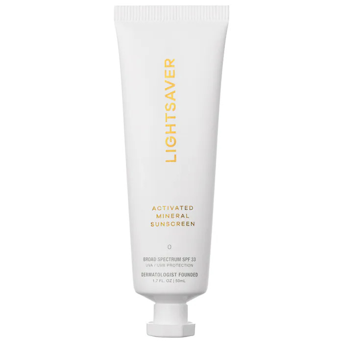 Shade 0 - Activated Non-Tinted Mineral Face Sunscreen Broad Spectrum - SPF 33 - LIGHTSAVER | Seph... | Sephora (US)