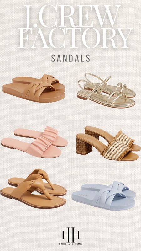 J. Crew factory sandals 
Extra 20% off with code MORE
