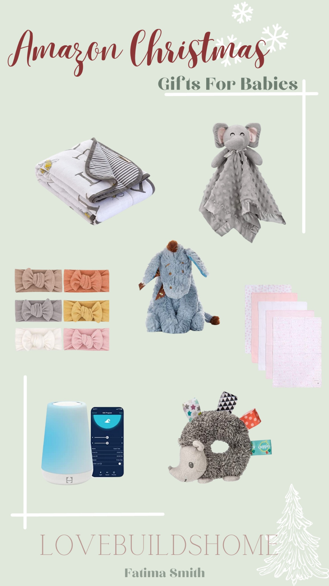 We love our babies, and they need gifts this Christmas too! You’re almost out of time, but luckily we have Amazon Prime to help us! Order those last minute gifts quickly so they’ll be here in time for Christmas!

|Amazon|Amazon Christmas|Amazon Prime|gift guide|gifts for babies|gifts|baby gifts|Christmas|

#LTKHoliday #LTKbaby #LTKGiftGuide