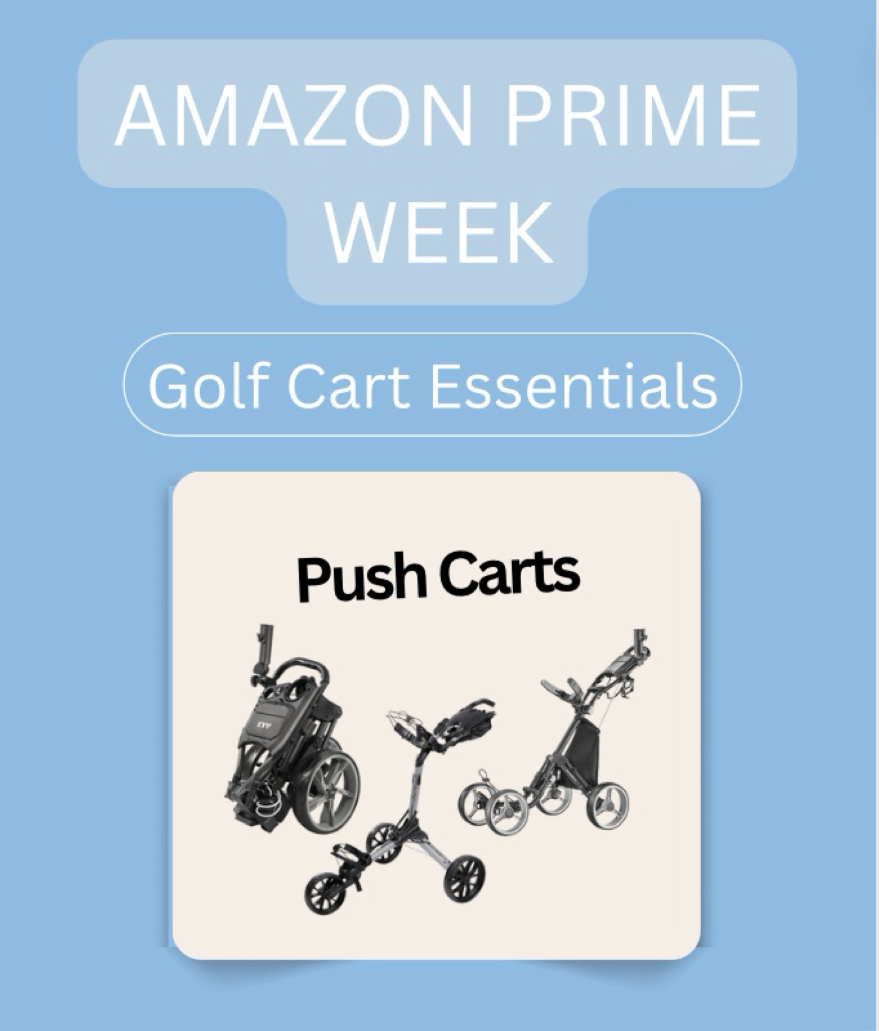 AMAZON PRIME PUSH CARTS
