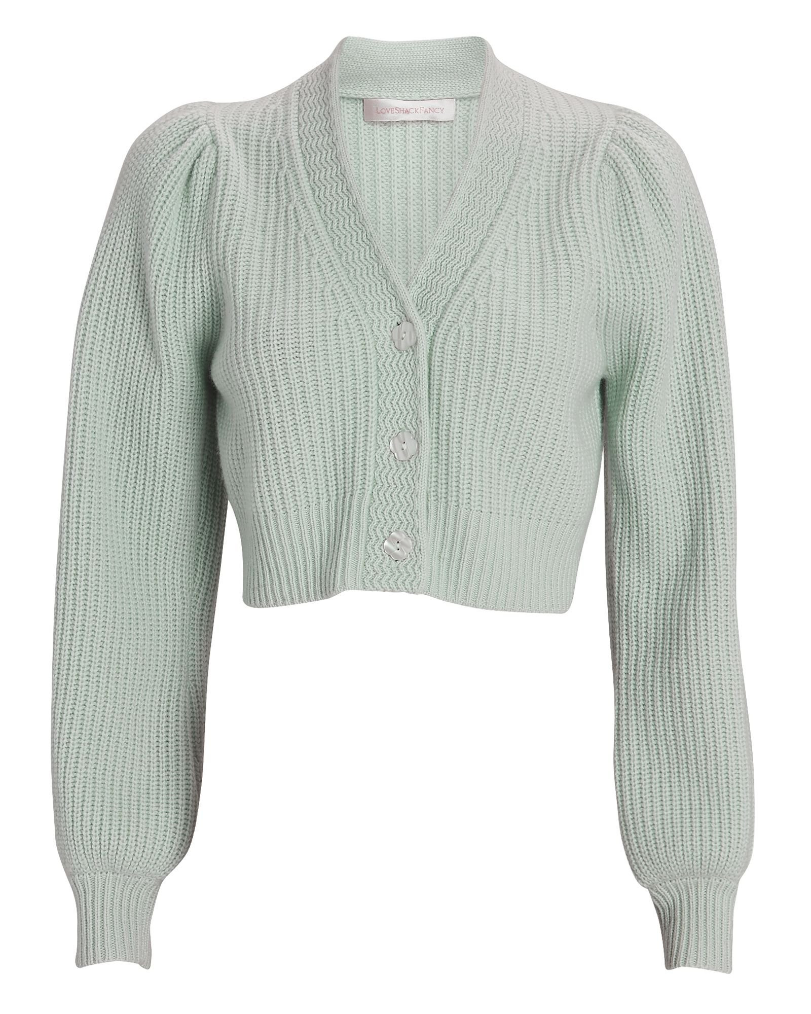 Avignon Cropped Wool Cardigan | INTERMIX