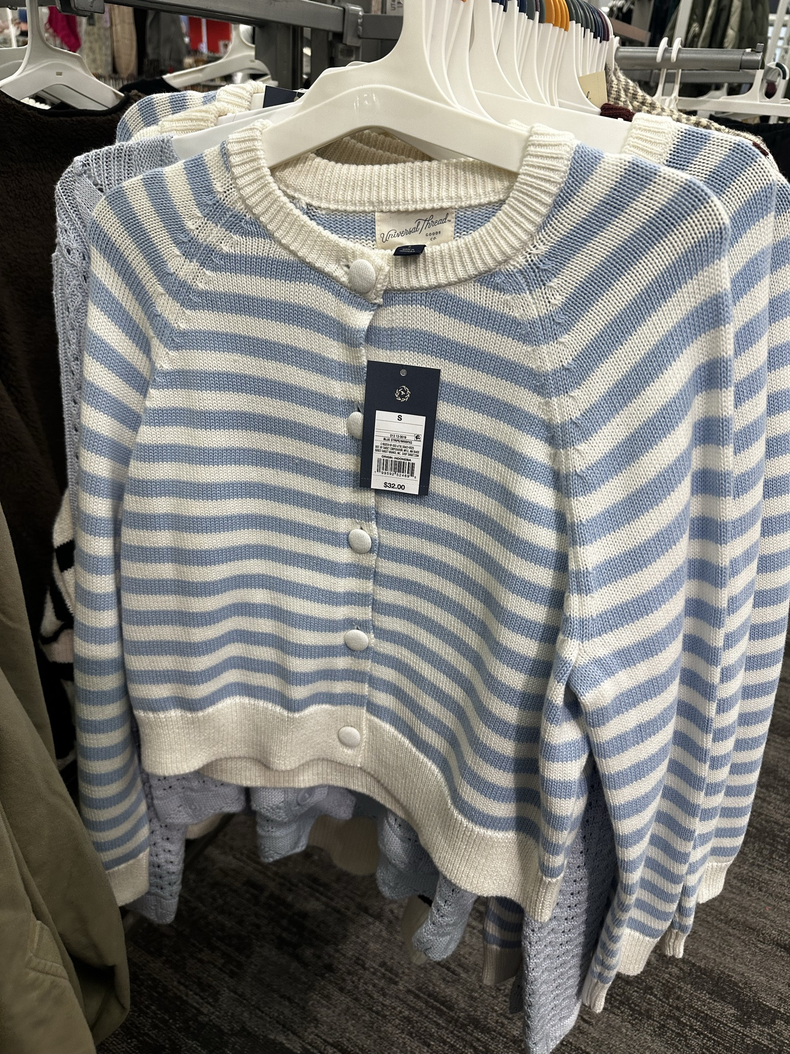 The most perfect button front sweater for Spring