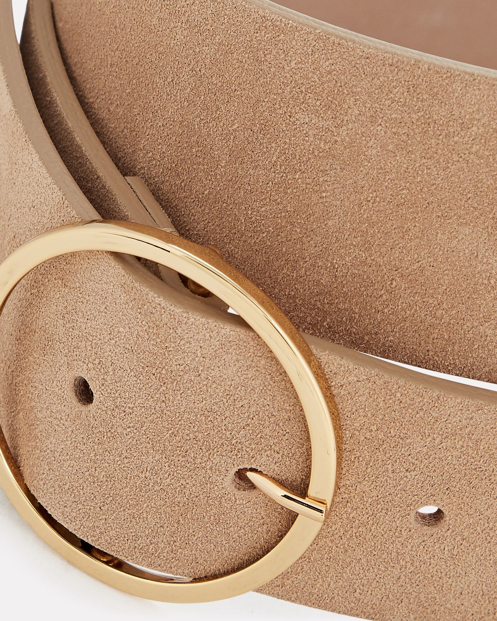 Molly Suede Buckle Belt | INTERMIX