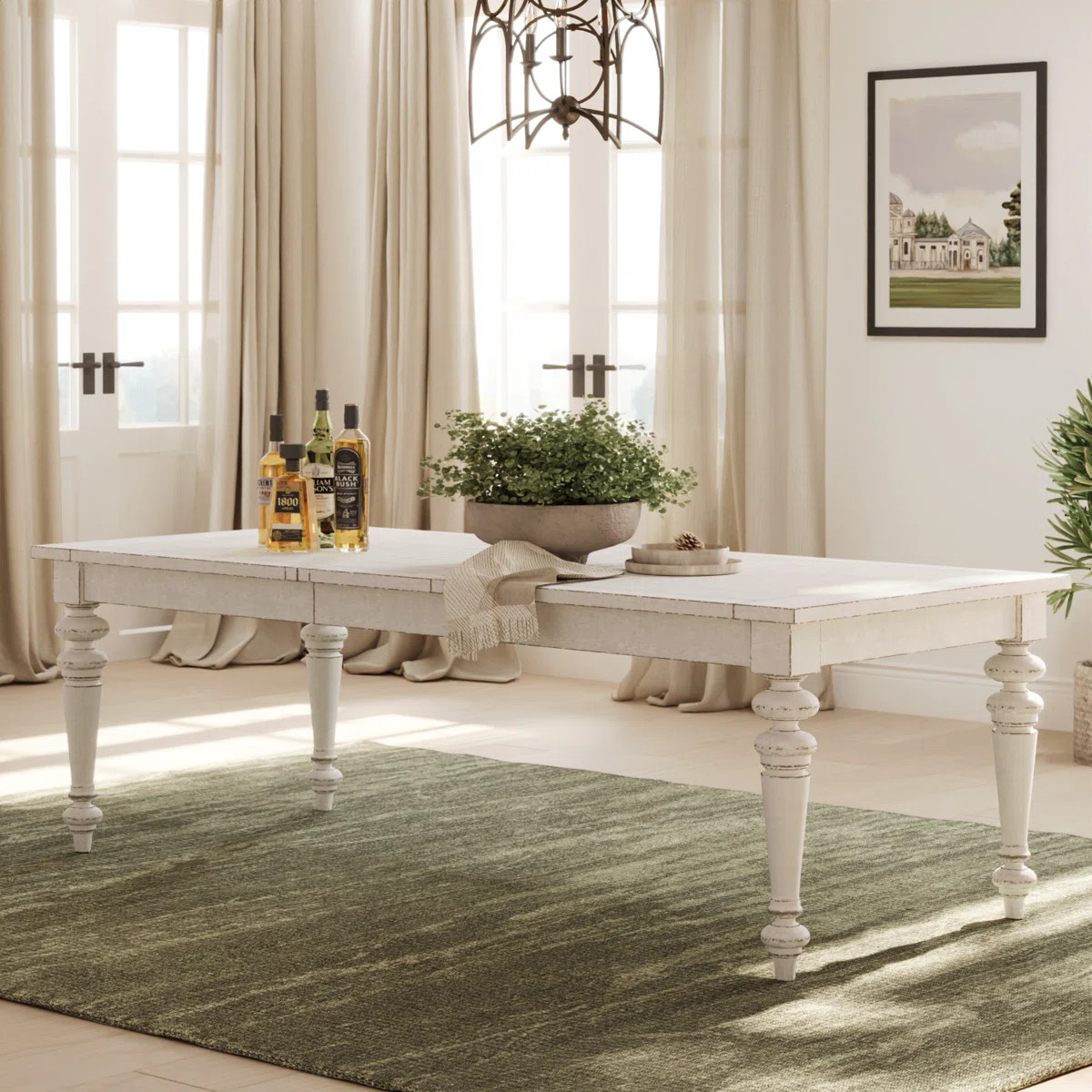 Crain Norene Extendable Solid Wood Dining Table | Birch Lane