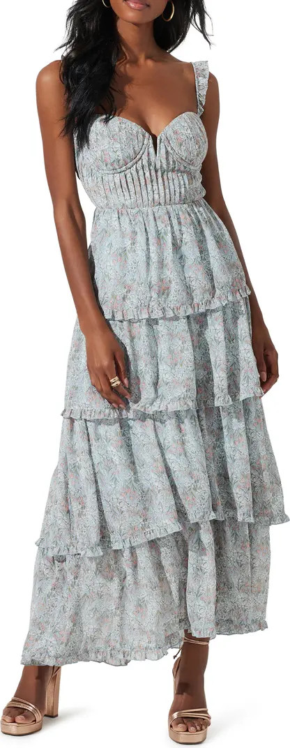 Tiered Floral Maxi Dress | Nordstrom