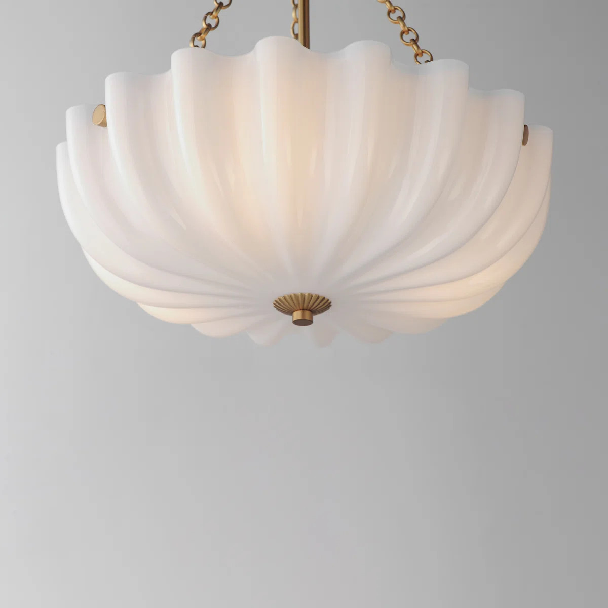 Fluted Cake Pan-Semi-Flush Mount | Wayfair North America