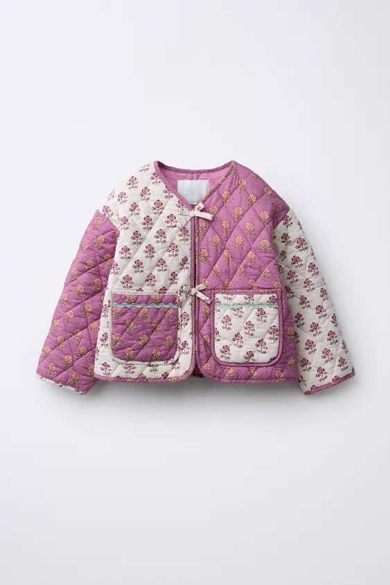 PATCHWORK QUILTED JACKET | Zara US